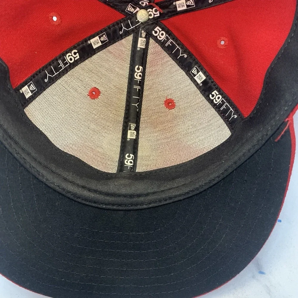 Philadelphia Phillies New Era 59Fifty Hat Fitted Sz 7 1/4 Official On Field Cap